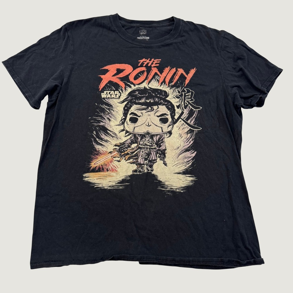 Funko Star Wars Visions The Ronin T Shirt Mens Large Black Graphic Pop Tee